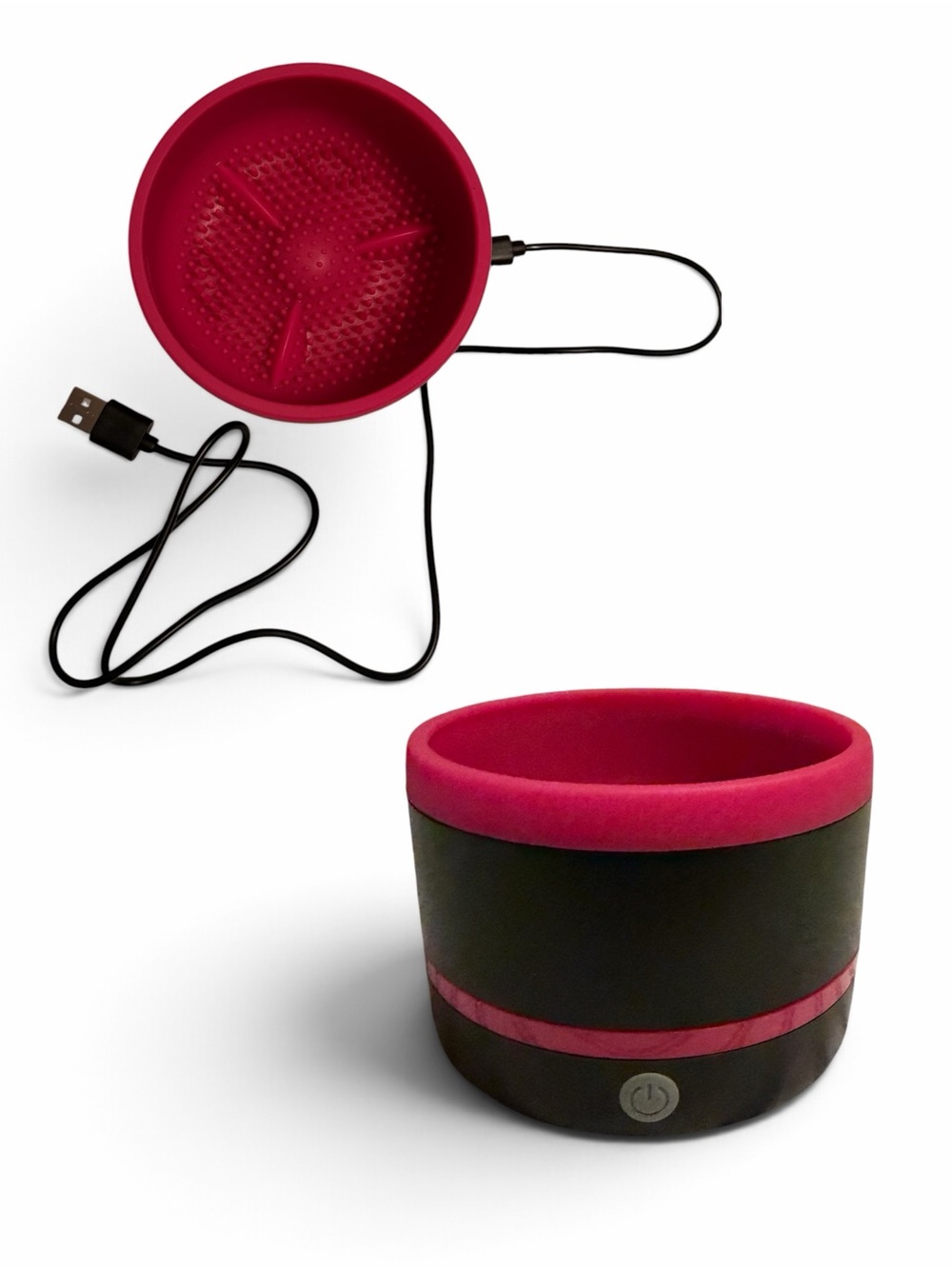 Portable USB Rechargeable Make up brusher cleaner